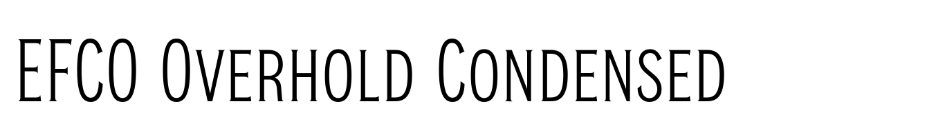 EFCO Overhold Condensed